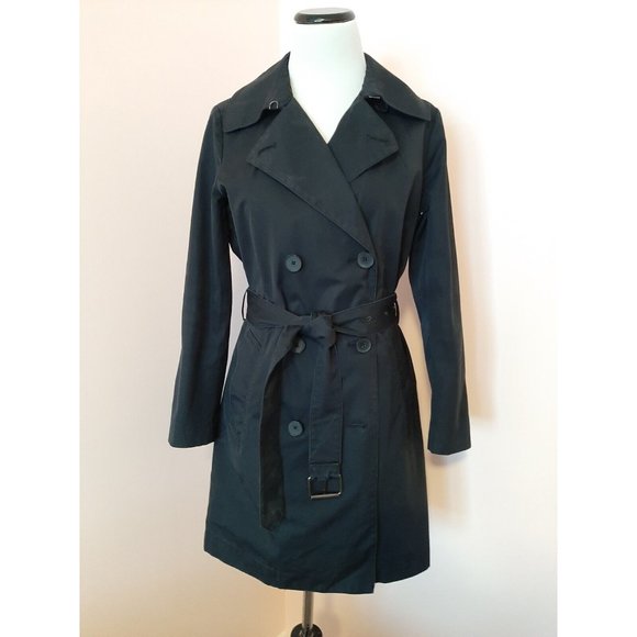 Everlane Jackets & Blazers - Everlane Women's Drape Trench Coat XS Black Belted